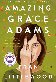 Amazing Grace Adams book cover, contemporary fiction, midlife crisis, family relationships, woman's journey 