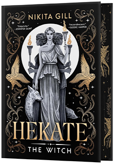  Hekate The Witch book cover Nikita Gill Greek mythology retelling novel in verse goddess of witchcraft necromancy dark fantasy