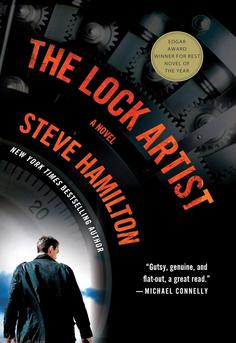 Cover of 'The Lock Artist' by Steve HamiltonEdgar Awardwinning crime thriller about mute safecracker Michael, trauma, first love, and high-stakes heists; standout book club pick.