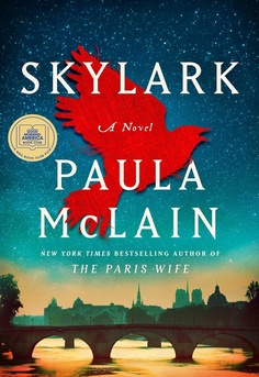  Skylark by Paula McLain book cover, a historical novel about love, marriage, and identity in 1960s America 